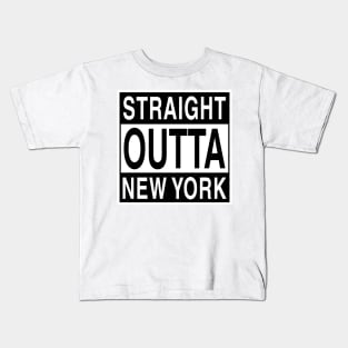 Straight Outta New York Kids T-Shirt